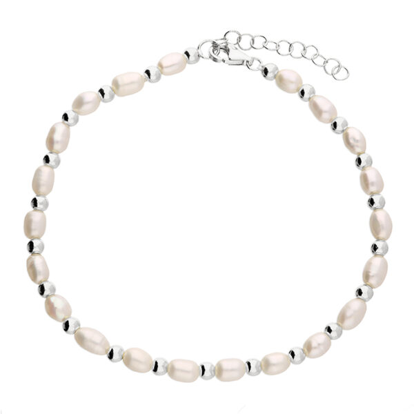 Pearl and Silver bracelet