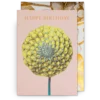 Dahlia Birthday Card