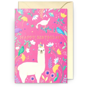 Llama Birthday card