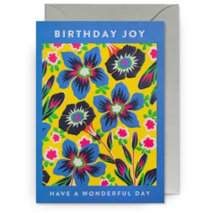 Colourful Happy Birthday Joy card