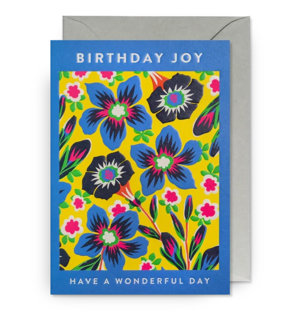 Colourful Happy Birthday Joy card