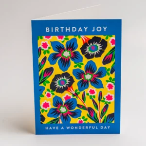 Colourful Birthday Joy card