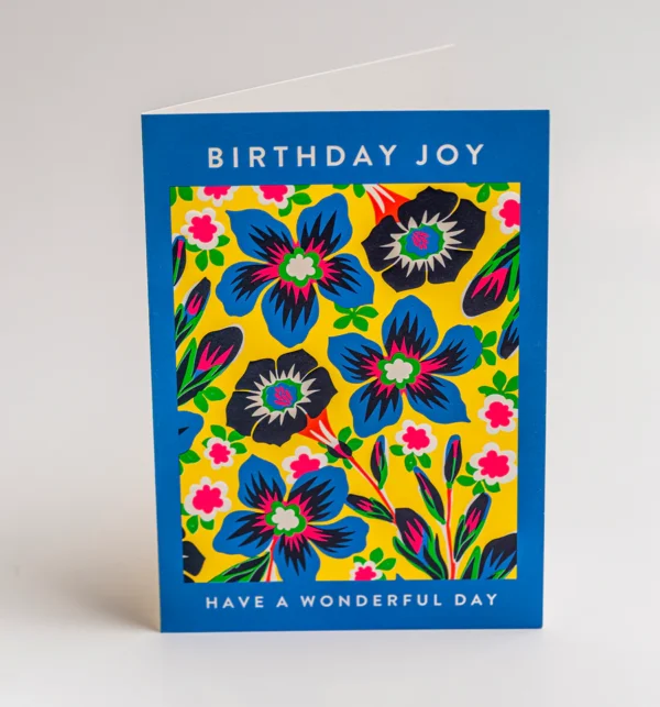 Colourful Birthday Joy card