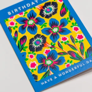 Colourful Birthday Joy card