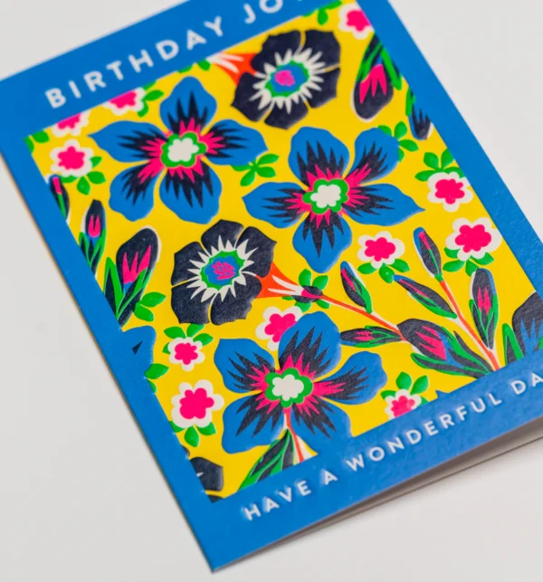 Colourful Birthday Joy card