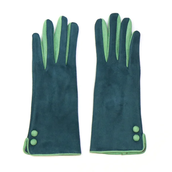 Teal Gloves