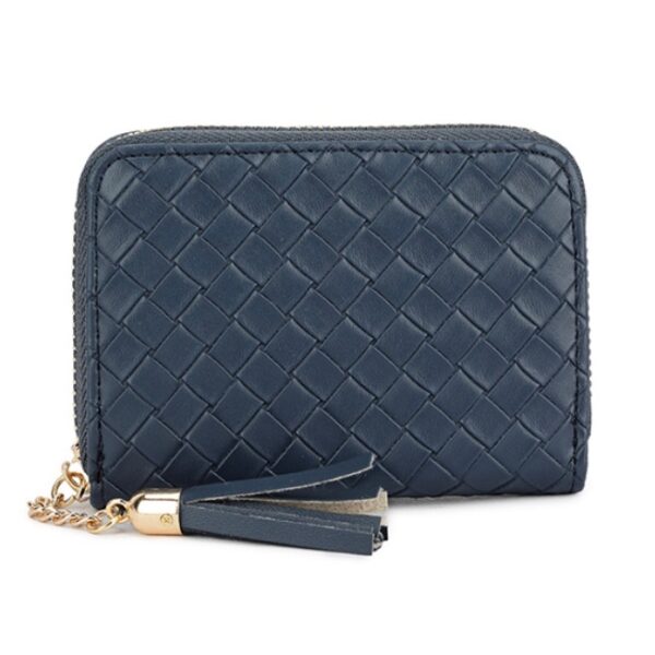 Navy blue coin and card purse