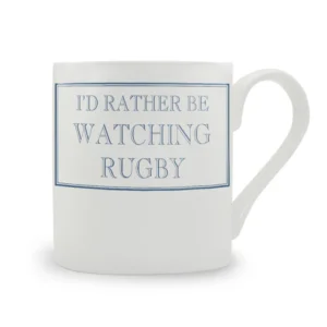 I'd rather be watching rugby mug