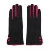 Black and pink gloves