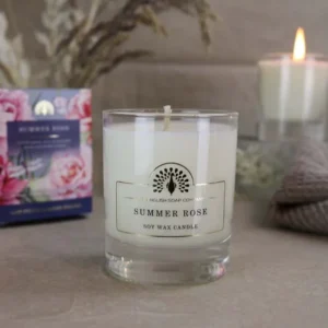 Summer Rose scented candle