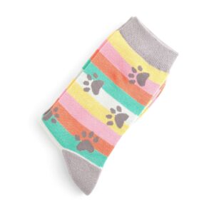 Paw print socks