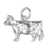 Sterling Silver cow charm