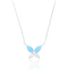 Opal Butterfly Necklace