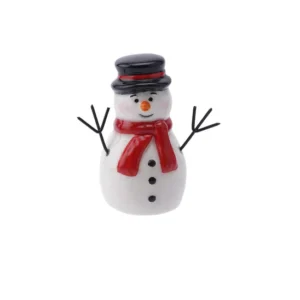 Ceramic Snowman Charm with gift box