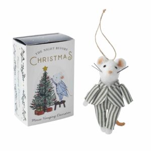 Christmas Mouse in Matchbox Decoration