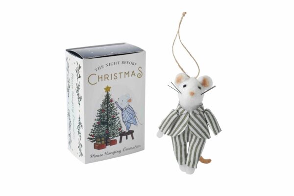 Christmas Mouse in Matchbox Decoration