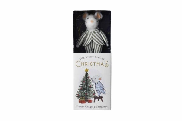 Christmas Mouse in Matchbox Decoration