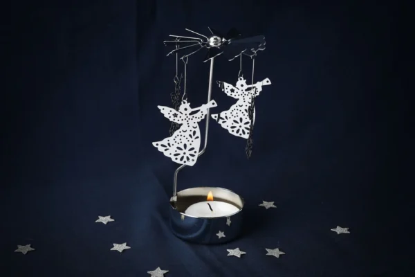 Christmas Angel Tealight Spinner