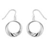 Open Circle Drop Earrings