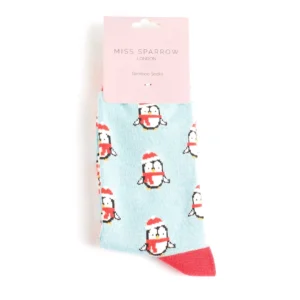 Ladies Christmas Penguin Socks