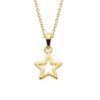 Gold Plated Chunky Star necklace