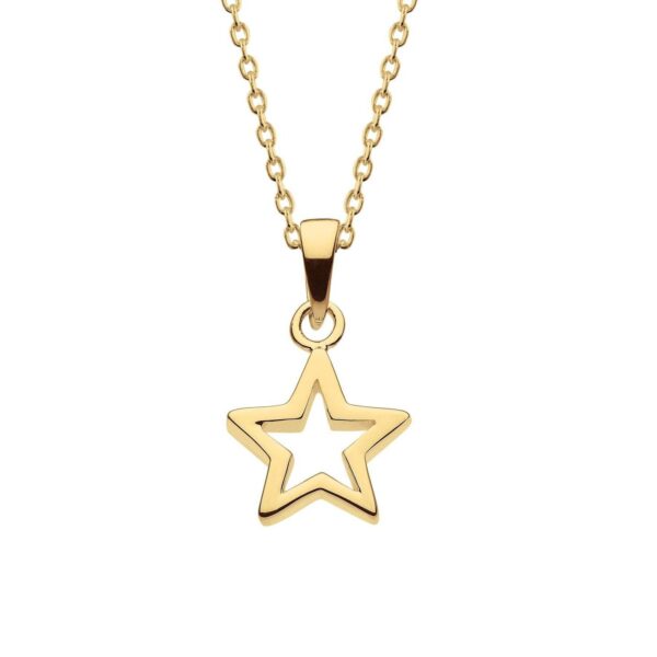 Gold Plated Chunky Star necklace