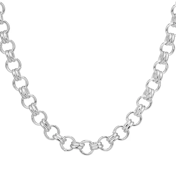 Double Loop Link Chain Necklace