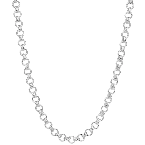 Double Loop Link Chain Necklace - Image 2